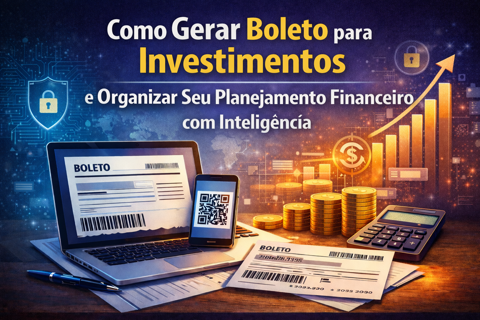 Como Gerar Boleto Falso para Investimentos e Organizar Seu Planejamento Financeiro com Inteligência